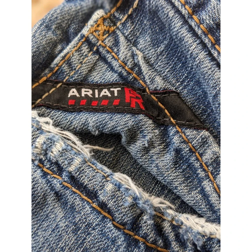 Ariat FR M4 Relaxed Boot Cut Jeans Mens 32x32 Blue Flame Resistant Work Denim
